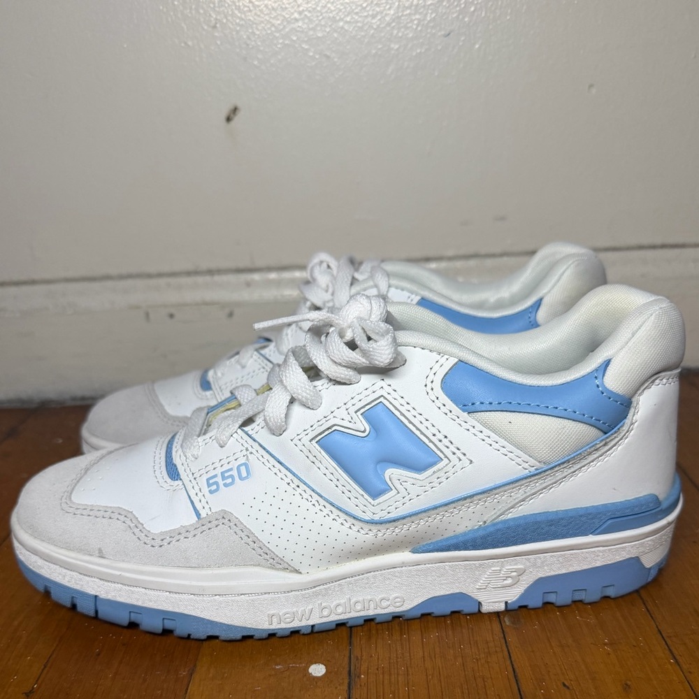 Men’s New Balance 550 White & Blue Size US 7.5